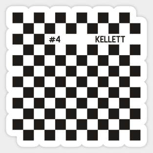 Dalton Kellett Racing Flag Sticker